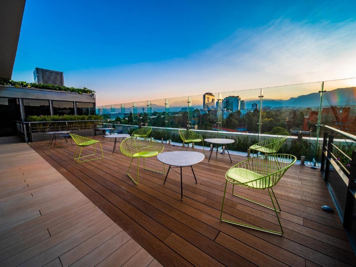Hotel Galeria Plaza San Jeronimo Città del Messico Esterno foto Rooftop
